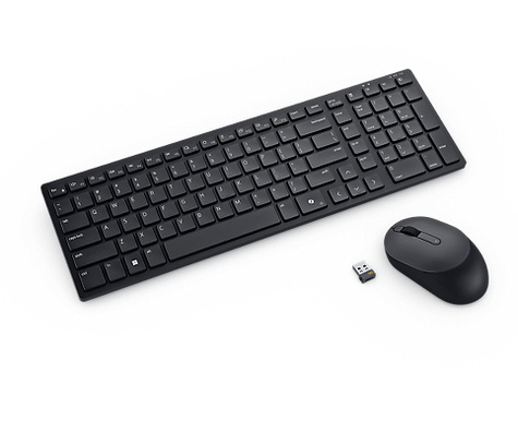 DELL Silent Keyboard and Mouse - KM555 - Belgian (AZERTY)