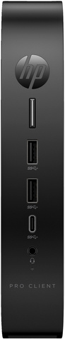 HP HP Pro t550 - Thin client - USFF 1 x Celeron J6412 / tot 2.6 GHz QWERTY