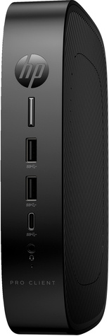 HP Pro t550 - Thin client - USFF 1 x Celeron J6412 / tot 2.6 GHz QWERTY
