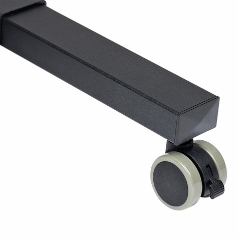 STARTECH Beamertafel - Stevige Verrijdbare Laptop en Projectietafel (2x 10kg/schap) - Presentatiewagen/Computer Trolley/AV Projector Stand