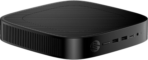 HP Pro t550 - Thin client - USFF 1 x Celeron J6412 / tot 2.6 GHz QWERTY