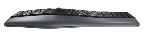 Cherry KC 4500 ERGO - Keyboard - Corded - QWERTY UK - Black