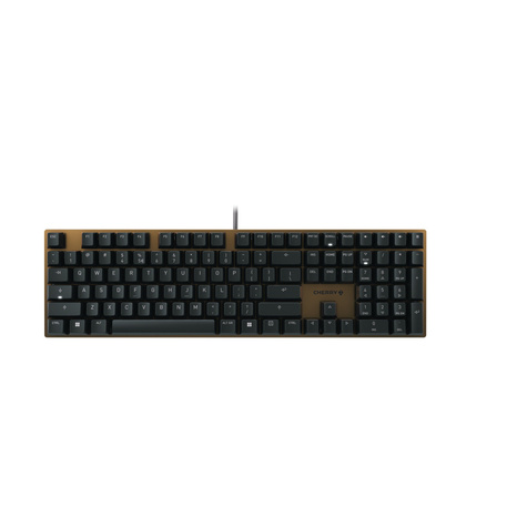 Cherry KC 200 MX Brown - Mechanical Keyboard - Corded - QWERTY - Black/Bronze