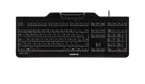 Cherry Cherry KC 1000 SC - Keyboard - Corded - QWERTY - Black