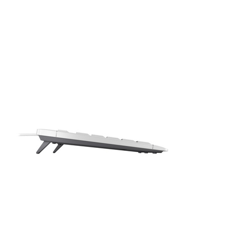 Cherry STREAM  TKL  - Keyboard - Corded - QWERTY - Pale Gray