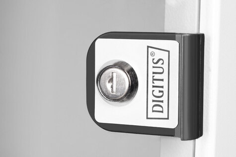 DIGITUS 10" 12U wandbehuizing, SOHO Pro 595 x 315 x 300 mm, ongemonteerd, grijs