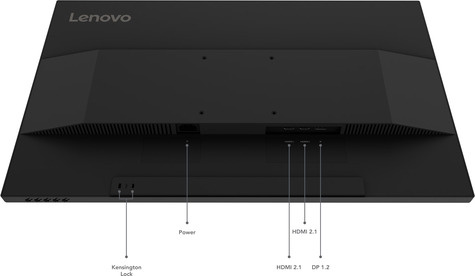 Lenovo ThinkVision E27Q-40 - 27 inch - Quad HD IPS LED Monitor - 2560x1440 - 100Hz - Pivot / HAS