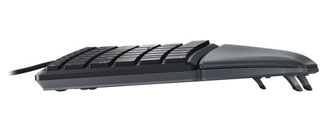 Cherry KC 4500 ERGO - Keyboard - Corded - QWERTY UK - Black