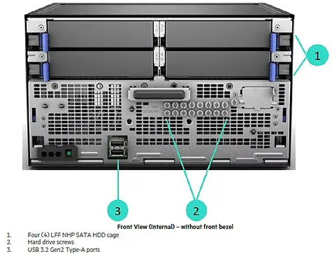 HPE ProLiant MicroServer Gen11 - Xeon E-2414 4.5GHz - 16GB RAM - 1-Way