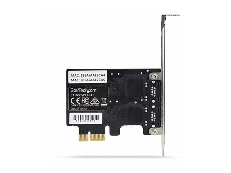STARTECH 2-Port Gigabit PCIe Network Card TAA