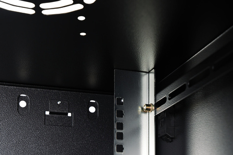 DIGITUS 9U wandbehuizing, Dynamic-N 600 x 600 mm, ongemonteerd, zwart