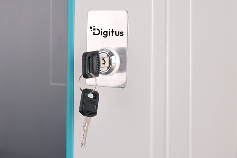 DIGITUS 9U wandbehuizing, Dynamic-N 600 x 450 mm, ongemonteerd, grijs