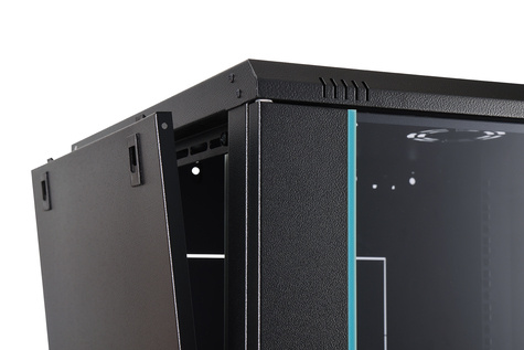 DIGITUS 12U wandbehuizing, Dynamic-N 600 x 600 mm, ongemonteerd, zwart