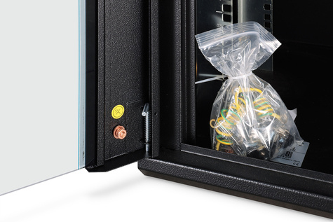 DIGITUS 12U wandbehuizing, Dynamic-N 600 x 450 mm, ongemonteerd, zwart