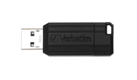 Verbatim Verbatim Store n Go 64GB Pinstripe USB 2.0 black 49065