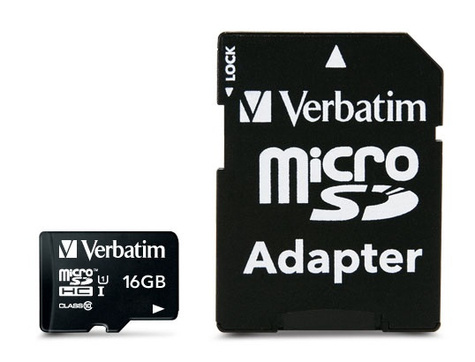 Verbatim Verbatim SD MicroSD Card  16GB Verbatim SDHC Premium Class10 + Adapte retail