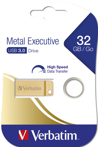 Verbatim USB-Stick  32GB Verbatim 3.2 Metal Executive Gold retail