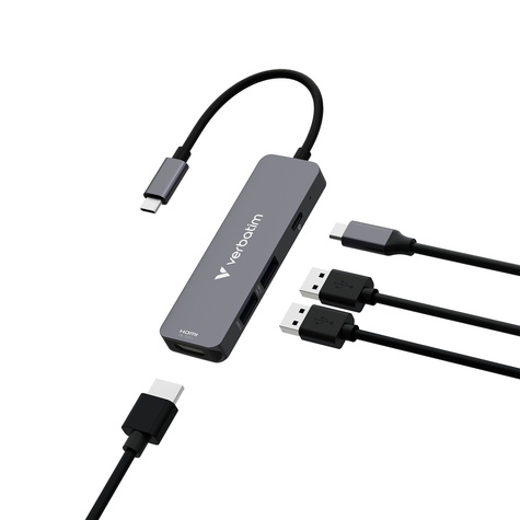 Verbatim USB-C Essentials Multi- Port Hub 4 Port 32155