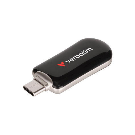 Verbatim Plectra Black 512GB USB-C Flash Drive 302
