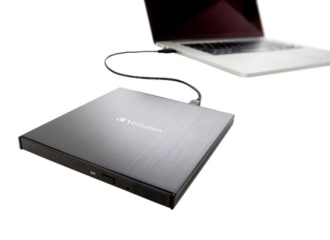 Verbatim Slimline Blu-ray Writer USB 3.1 GEN 1 USB-C Ultra HD 4K 43888