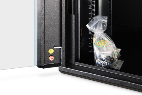 DIGITUS 9U wandbehuizing, Dynamic-N 600 x 450 mm, ongemonteerd, zwart