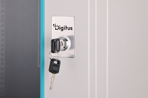 DIGITUS 12U wandbehuizing, Dynamic-N 600 x 600 mm, ongemonteerd, grijs