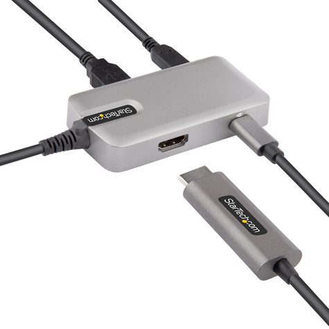 STARTECH USB C Multiport Adapter, USB-C naar 4K 60Hz HDMI 2.0, 100W Power Delivery Pass-through