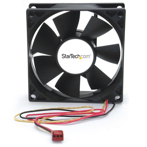 STARTECH 80x25mm Ventilator voor Computerbehuizing met Dubbele Kogellagers en TX3 Connector - Ventilatorkit voor systeem - 80 mm