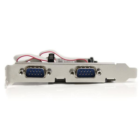 STARTECH 4-poort Native PCI Express RS232 Seri�le Kaart met 16950 UART - Seri�le adapter - PCIe 1.1 - RS-232 - 4 poorten