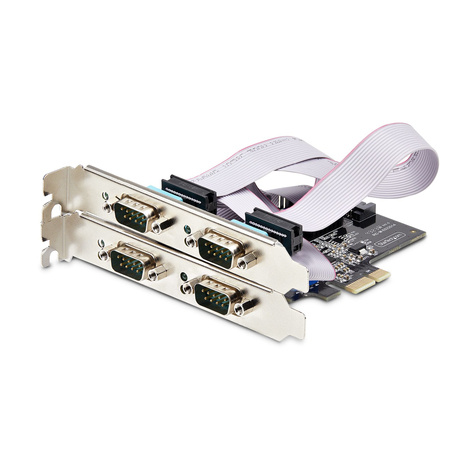 STARTECH 4-Port Serial PCIe Card RS232/422/485
