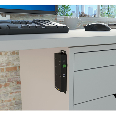 STARTECH 4-poorts industriële USB 3.0 Hub - monteerbaar - Hub - 4 x SuperSpeed USB 3.0 - desktop - gelijkstroom