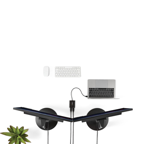 STARTECH USB 3.0 to Dual DisplayPort Adapter 4K 60Hz, DisplayLink Certified, Video Converter with External Graphics Card