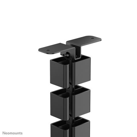 Neomounts Cable Spine Organizer for sit/stand desk frames screw mounted magnetic channel black