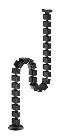 Neomounts Cable Spine Organizer for sit/stand desk frames magnet mounted black