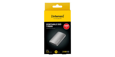 INTENSO TX800 500 GB USB Type-C USB 3.2 Gen 2x2 Antraciet