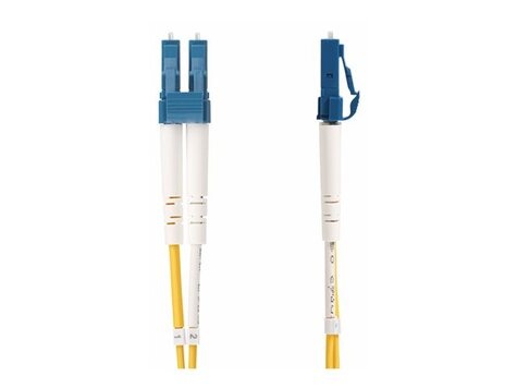 STARTECH 1m (3ft) LC to SC (UPC) OS2 Single Mode Duplex Fiber Optic Cable, 9/125m, Laser Optimized, 10G