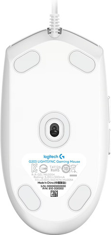 Logitech G203 LIGHTSYNC Gaming Mouse - WHITE