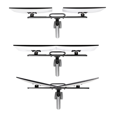 STARTECH Desk Mount Dual Monitor Arm w/Crossbar