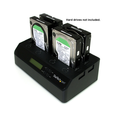 STARTECH 4-bay USB 3.0 eSATA naar SATA standalone 1:3 docking station - Vaste-schijfduplicator - 4 bays (SATA-300) - voor P/N: SVA12DN4NEUA