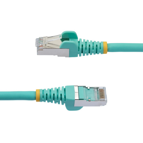 STARTECH 7.5m LSZH CAT6a Ethernet Cable - Aqua