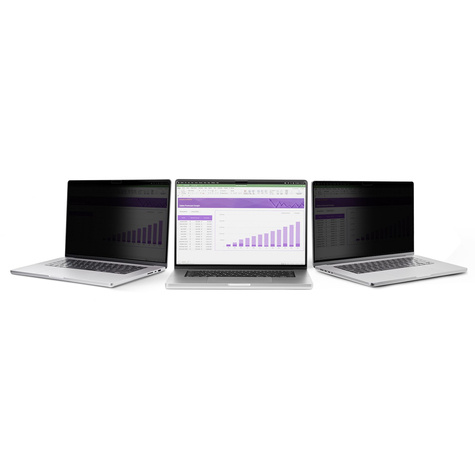 STARTECH 13-inch MacBook Air M2/M3 Laptop Privacy Screen, Removable and Reversible Anti-Glare Privacy Filter