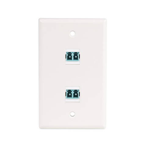 STARTECH LC to LC Coupler, LC Fiber Coupler, LC/UPC Keystone Jack, Fiber Optic LC Keystone Coupler for Patch Panel - LC to LC Duplex (DMFKSLCLCCOUPLER)