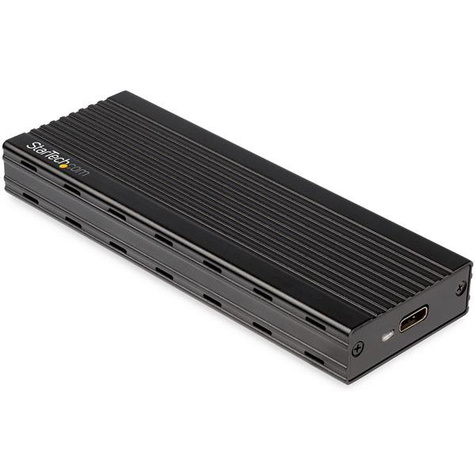 STARTECH StarTech.com USB-C (10Gbps) to M.2 NVMe SSD Enclosure - Portable M.2 PCIe Aluminum Case - 1GB/s Read & Write - Mac & PC - Storage enclosure - M.2 - M.2 Card - USB 3.1 (Gen 2) - zwart