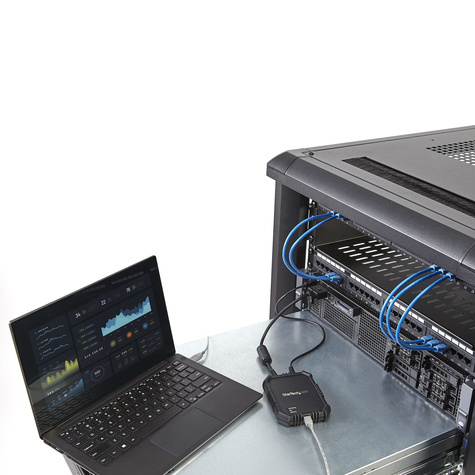 STARTECH USB 2.0 KVM console - draagbare laptop Crash cart adapter met bestandsoverdracht  video-opname - KVM-schakelaar