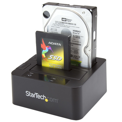 STARTECH Dual-Bay USB 3.0 eSATA to SATA Hard Drive Docking Station, USB Hard Drive Dock