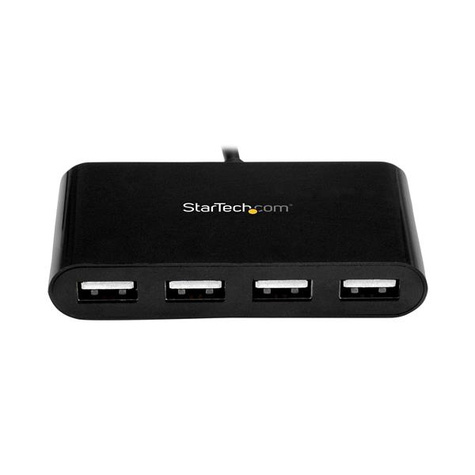 STARTECH 4 poort USB-C hub - mini hub - USB-C naar 4x USB-A - USB 2.0 - USB Type C hub - USB C naar USB hub - Hub - 4 x USB 2.0 - desktop