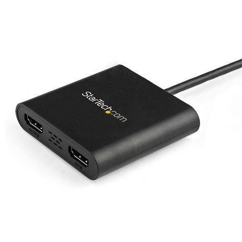 STARTECH USB 3.0 to Dual HDMI Adapter, 1x 4K 30Hz  1x 1080p, External Video  Graphics Card, USB Type-A to HDMI
