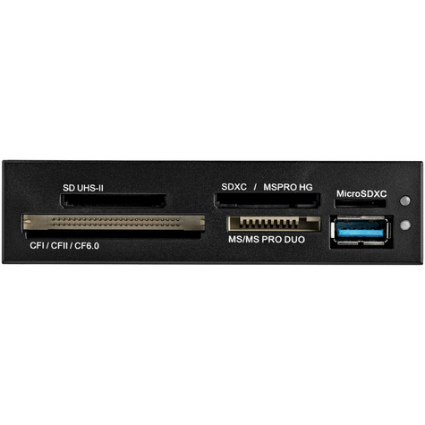 STARTECH 3,5" Interne multi-kaartlezer met UHSII ondersteuning - USB 3.0 Memory Card Reader SD/Micro SD/MS/CF - Kaartlezer