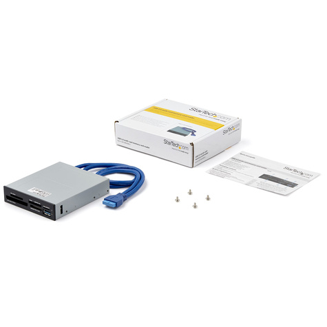 STARTECH 3,5" Interne multi-kaartlezer met UHSII ondersteuning - USB 3.0 Memory Card Reader SD/Micro SD/MS/CF - Kaartlezer