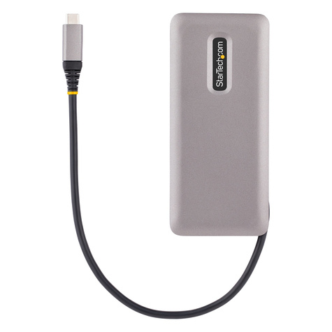 STARTECH 4-Port USB-C Hub, 4x USB-C Ports, USB 3.1 10Gbps, Portable USB C Hub with 100W Power Delivery Pass-Through
